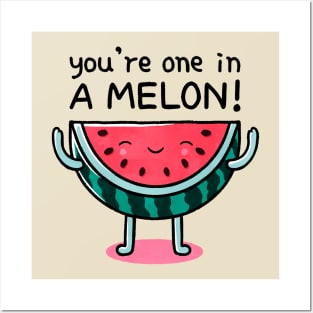 one in a melon Posters and Art